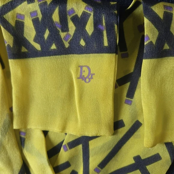 Dior Vintage Silk Choker Scarf - Picture 3 of 9